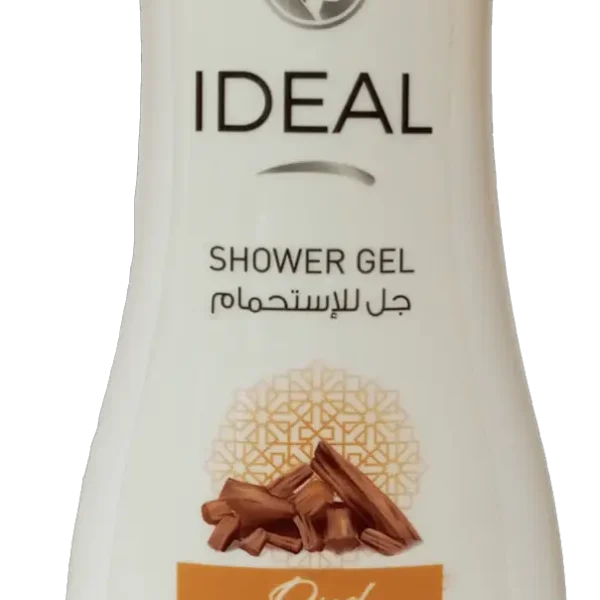 شاور جل ايديال - ابيض وازرق